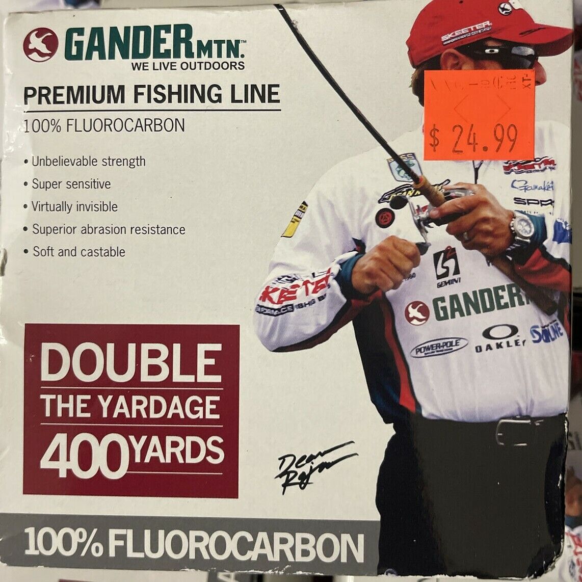 Gander Mountain Premium Fishing Line 400 Yards 8lb Test 100 Fluorocarbon  for sale online