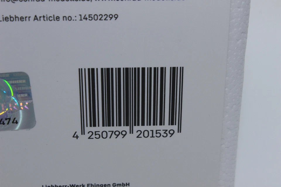 Conrad 2127 Liebherr Crane 1055 3.3 Mobile Crane Truck Crane 1:50 New OVP - Image 2 of 4