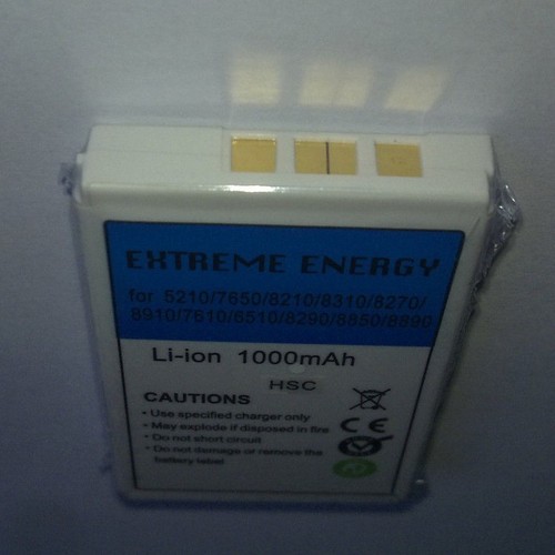 HSC + Extreme Energy 1000mAh NOKIA 5210 6510 7610 7650 8210 8270 8310 8850 8910