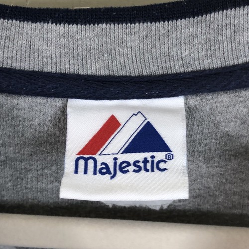 Boston Red Sox Majestic MLB bestickter Rundhalsausschnitt Pullover Herren Gr. XL grau - Bild 4 von 14