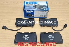 BRAKE PADS SET FRONT FITS ALFA RENAULT VOLVO BENDIX 510637