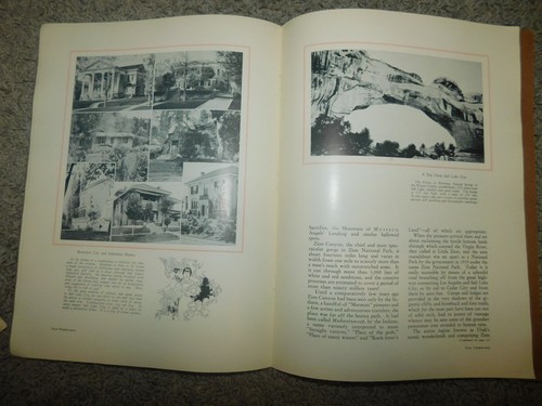 1927 SALT LAKE CITY and UTAH Center of Scenic America ILLUSTRATED - Picture 6 of 7