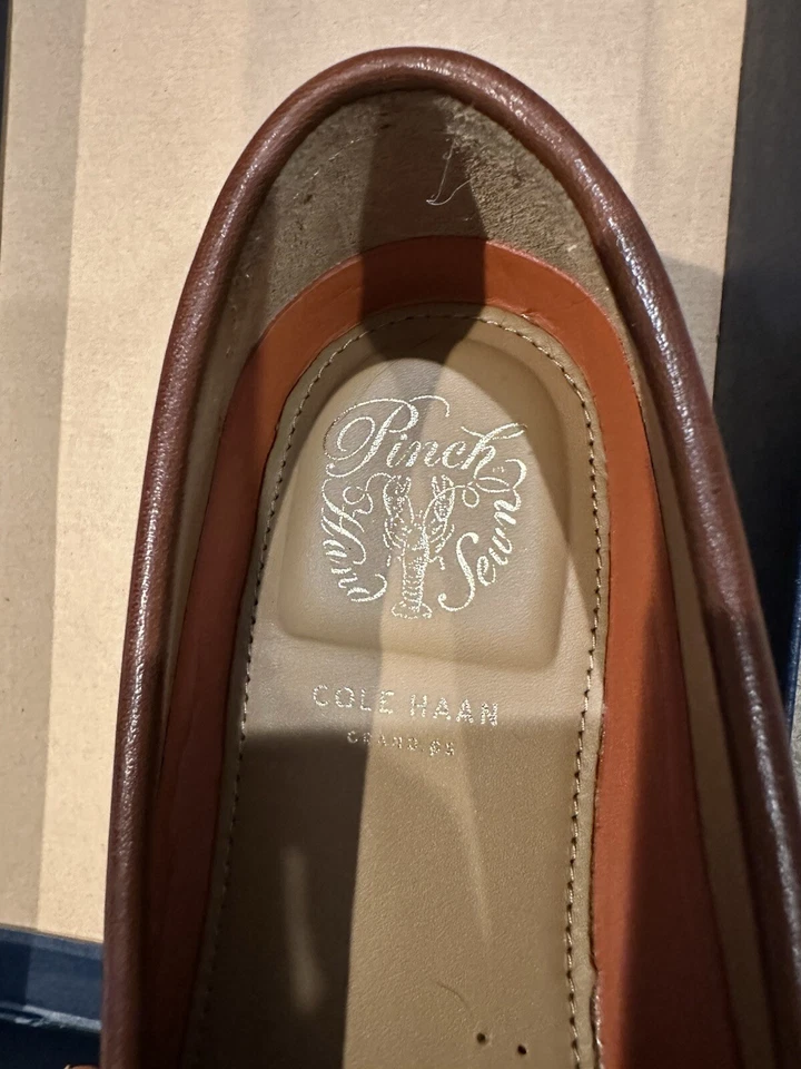 Cole Haan - Mocasín Pinch Grand Tassel - Papaya - Para hombres Talla 8 - Totalmente Nuevo En Caja Foto 4 de 4