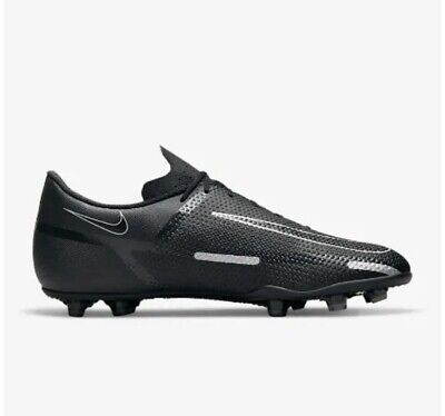 Nike Phantom GT2 Club FG/MG Black Metallic Silver Cleats Nike Phantom GT2 Club FG/MG Black Metallic Silver Cleats