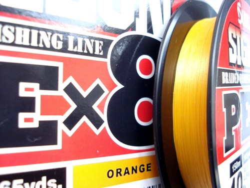 Línea de pesca SUNLINE SIGLON PE X8 150m.165y ocho trenzadas naranja alta visibilidad - Imagen 10 de 30
