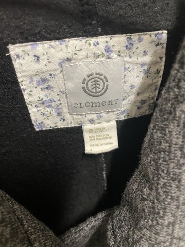 VERY NICE! Element. Pea Coat Jacket Gray Double Breasted. SHIPS FREE! - Picture 3 of 20