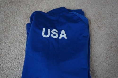 NIKE Mens Size XL USA PARAOLYMPICS Full Zip Blue Jacket team - Picture 4 of 4