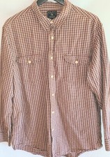 Lucky Brand Mens XL Long Sleeve Button Front Shirt Checked