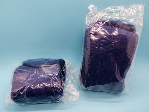 Two Pairs American Airlines Socks Vintage 1980s Original NOS Blue Eagle Logo - Picture 2 of 2