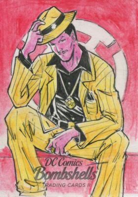 DC Comics Bombshells Serie 2 Skizzenkarte von Roger Goulart