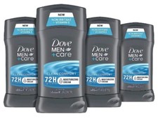 4 Pc   Dove Men Care Antiperspirant Deodorant Stick Clean Comfort 72-Hour Sweat