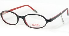 HUGO BOSS 15535 BK BLACK / RED RARE EYEGLASSES GLASSES FRAME 48-16-135mm Austria