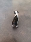 Vintage Bug House miniature steer cow black & white — photo 3