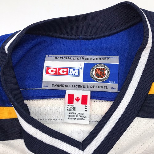 Al MacInnis St Louis Blues Autographed CCM Away Jersey with Inscription Size M - Picture 2 of 10