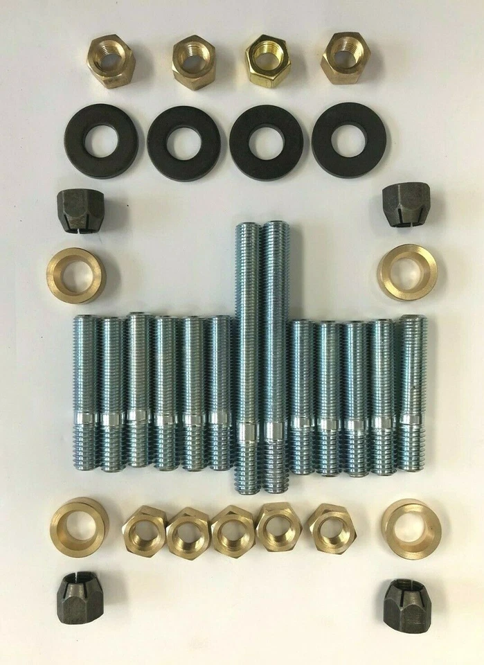 Kit de herrajes de colector de 6 cilindros con juntas para Dodge Plymouth 1946-1959 Foto 4 de 4