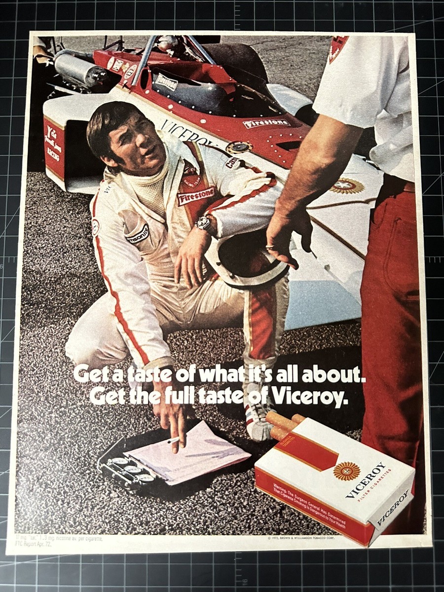 Lot Of 10 Vintage 1970s Viceroy Cigarette Magazine Print Advertising Pages Australia