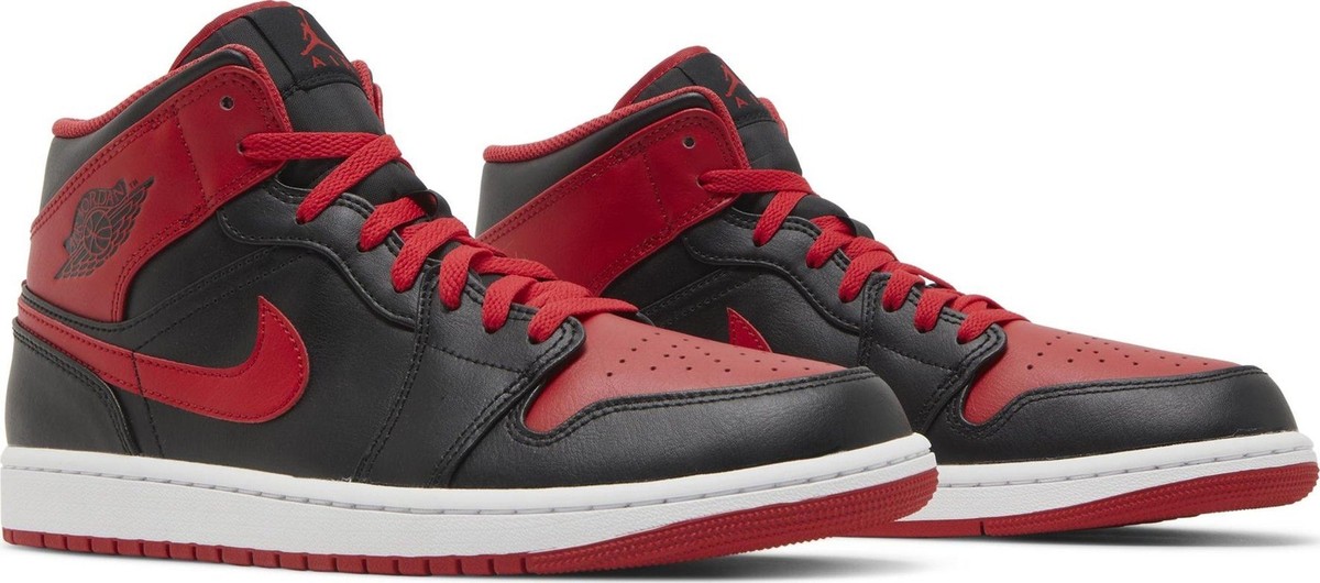 Air Jordan1 MID 桜木花道 DQ8426-060 Bred Jordan DQ8426-060 Air Jordan 1 Mid Alternate Bred Mens