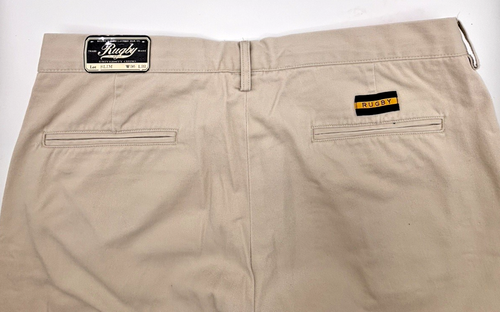NUEVO Ralph Lauren Hombres RL Rugby Recto Universitario Chino Pantalones Calce Ajustado 36 x 32 - Imagen 3 de 9