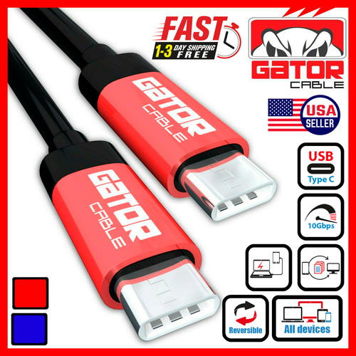 USB-C to USB-C 3.1 Charger Data Cable Type-C Male Fast Charge PD 20W 5A 10Gbps - Picture 12 of 30