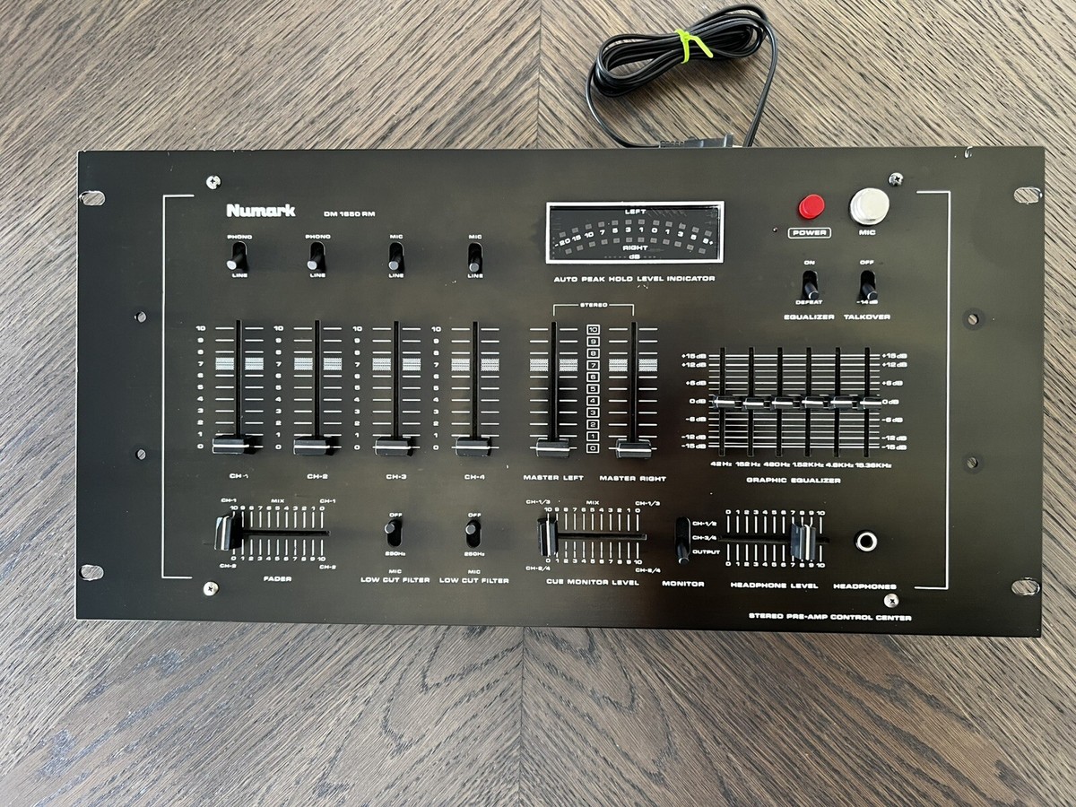 ロータリーDJミキサー　Numark DM1675 カスタム　ジャンク ロータリーDJミキサー Numark DM1675 カスタム ジャンク