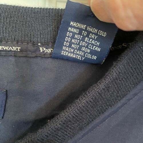 Chaqueta cortavientos ligera Payne Stewart cuello en V para hombre XXL roja azul marino verde - Imagen 6 de 11