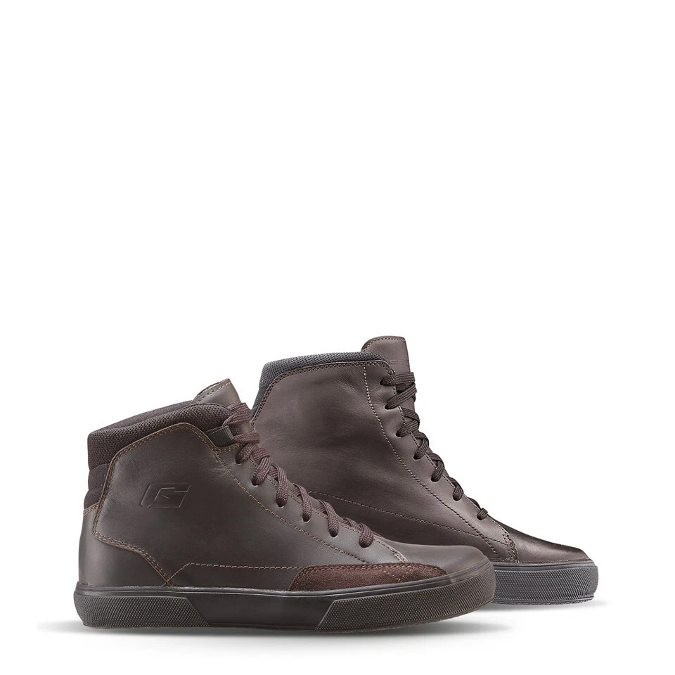 Stivali Moto In Pelle Helstons Modello Urban Travel Color Marrone