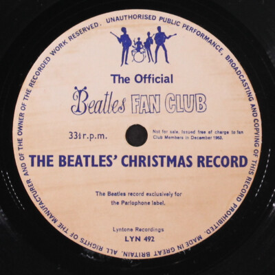 BEATLES: beatles first christmas record (1963) OFFICIAL BEATLES