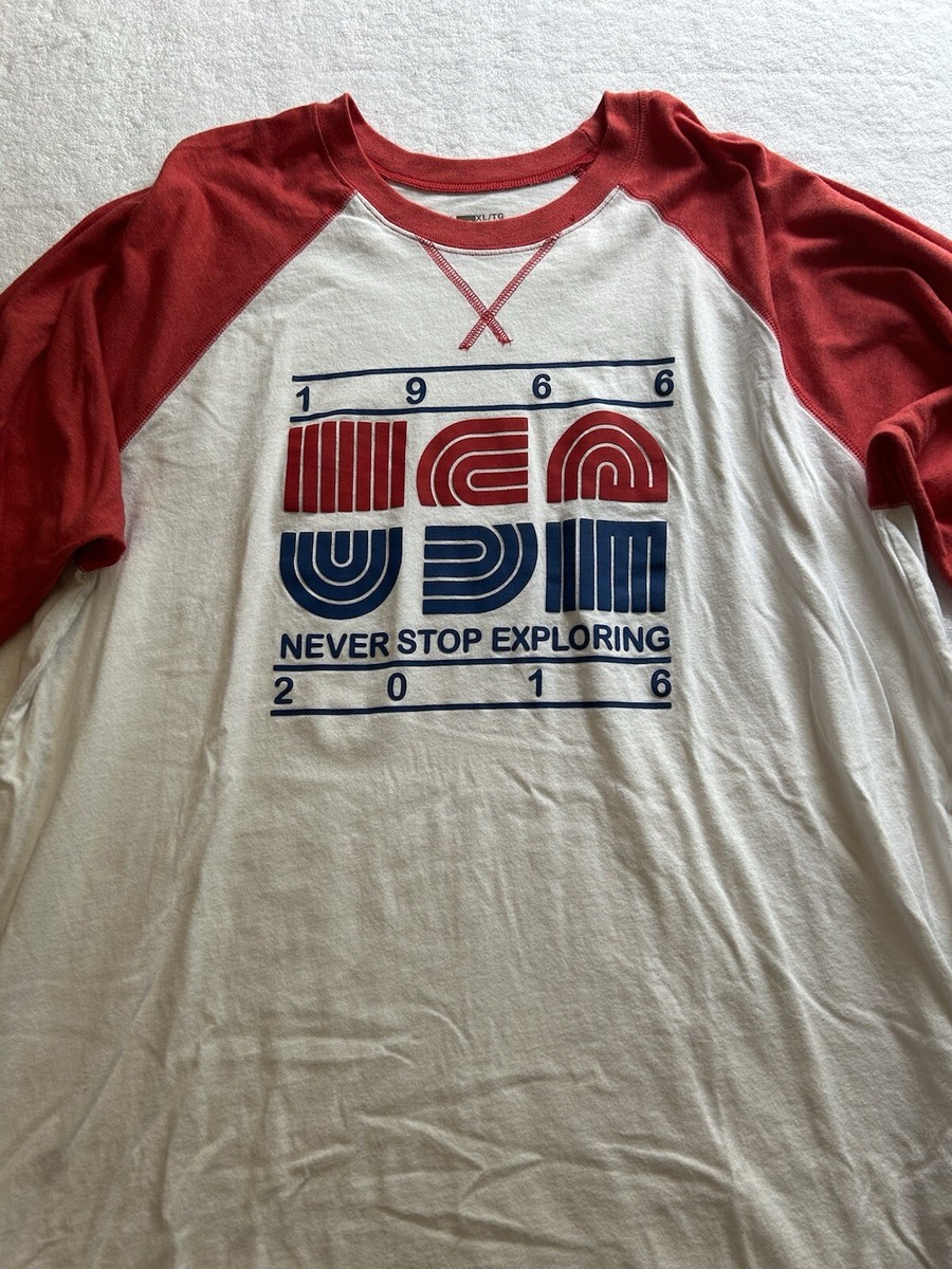The North Face Men's Raglan 3/4 Sleeve XL USA T-Shirt (C5
