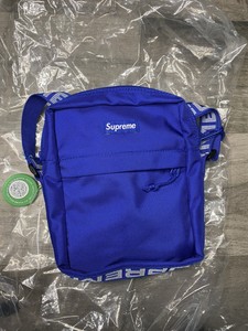 supreme shoulder bag ss18 blue