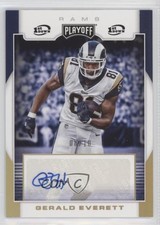 2017 Panini Playoff Rookie Signatures 1st Down 8/10 Gerald Everett Auto uk2