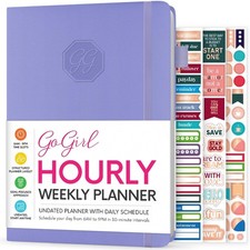 GoGirl Weekly Schedule Planner â Hourly Work & Life Planner with Time Slots â