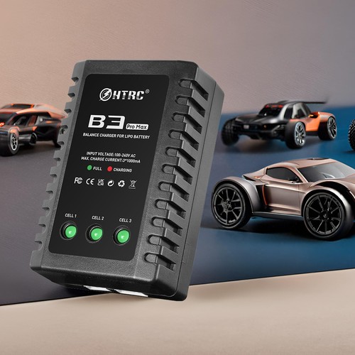 Lipo Battery Charger 2S-3S RC Balance Charger Compact Charger for 7.4-11.1V Lipo - Picture 8 of 8