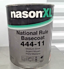 Nason XL Basecoat Gallon 444-11 Medium Silver ($618 retail)