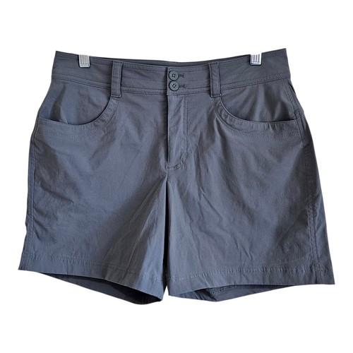 EDDIE BAUER Women's 8 Trail Cargo Shorts Olive Green Quick Dry Hiking 30 x 5