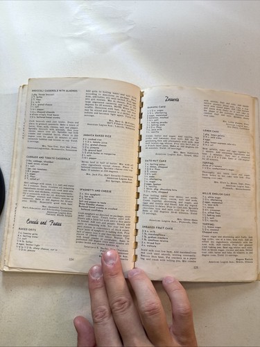 American Legion Auxiliary Cookbook Vintage 1965 Calendar Seasonal Menu Diary VTG - Picture 22 of 24