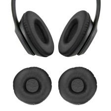 2pcs Ear Pads Replacement Cushions 2.4 Inch Headphone Ear Covers Black