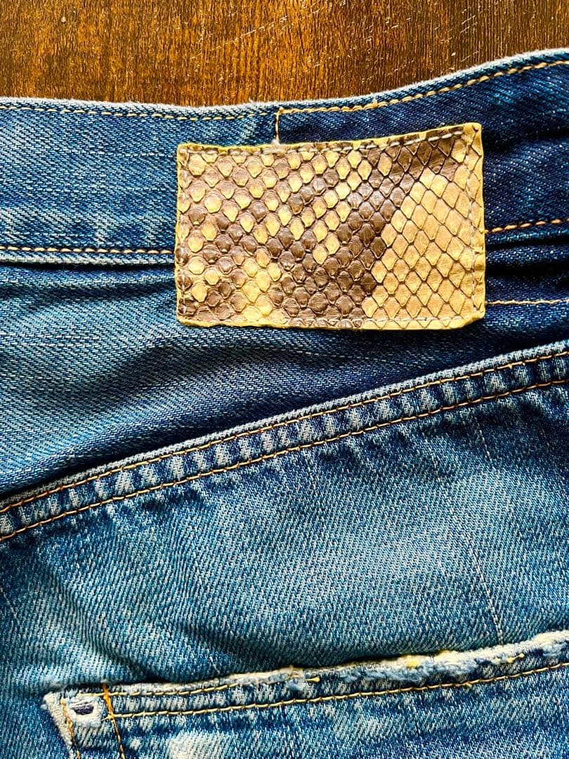Visvim Denim Python Patch W30L32 Vintage Japan - image 4