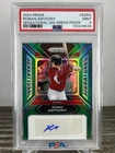 2024 Panini Prizm Roman Anthony Sensational Signatures Auto Green PSA 9