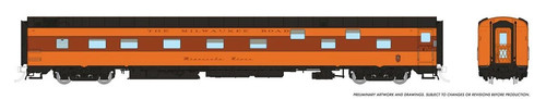Dormitorio dúplex Rapido 101167 HO Super Continental Milwaukee Road "Zumbro River" | Zustand: New