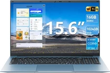 15.6" FHD Laptop, Intel i3-10100Y, 16GB RAM, 1TB SSD, 3.90 Ghz， Win 11, Bluegray