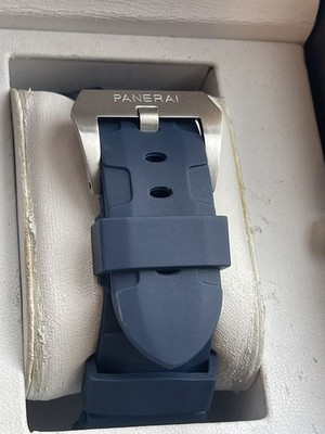 22mm Blue OFFICINE Watch Band Fits for Panerai PAM Watch Strap BARGAIN!