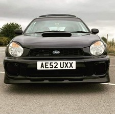 For Subaru Bugeye Models Wrxsti P1 Style Lip Pu Plastic Black Fixings For Subaru Bugeye Models Wrxsti P1 Style Lip Pu Plastic Black Fixings