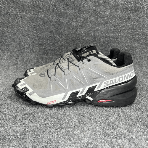 Salomon Speedcross 6 Trail Running Shoes Men's Size 10 Black Athletic Sneakers - Picture 4 of 12