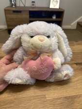 Keel Toys Simply soft collection gorgeous lilac bunny rabbit soft toy plush