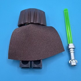 Lego Star Wars Luminara Unduli Dark Brown Headgear Minifigure RARE EUC 75151