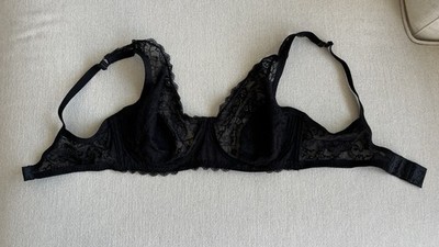 Triangel BH Schwarz 85 C Von Tezenis Spitze Unwattiert, Mit Bügel