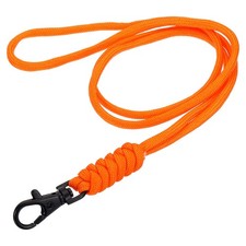 1 Pcs Neck Lanyards Adjustable Lanyards with Metal Clip Orange, 17.7" 