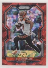 2020 Panini Prizm Red Ice Prizm CJ Uzomah #50 0b3