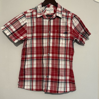 Weird Fish Check Short Sleeve Shirt  100% Cotton Multicoloured Summer Holiday M