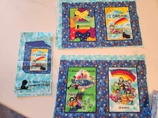 I Dream Cloth Book Fabric Pages - Rare - OOP!- CUT PAGES!